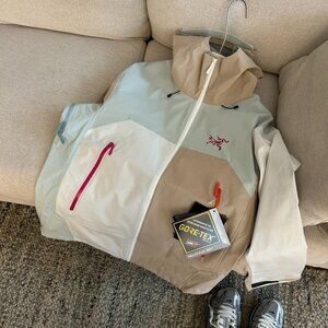 Men's ARC'TERYX x BEAMS Color Block Hardshell Jacket Ski Jacket Sz L